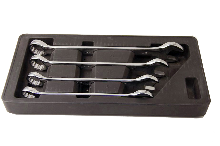 385x185x45mm ABS Tray Tool Storage Display Option: Offset Ring/Combination Spanner/Pliers/HexKey...
