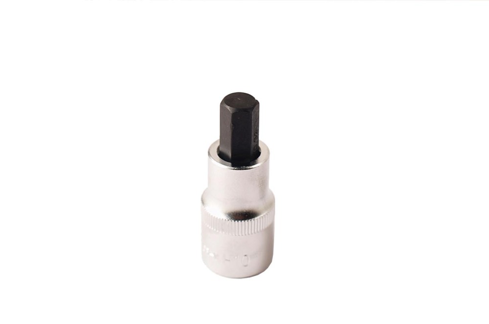 Selta Taiwan 1/2" Dr Stubby 55mmL 11pc Cr-Mo Impact Hex Allen Socket Bit:H5,6,7,8,10,..19