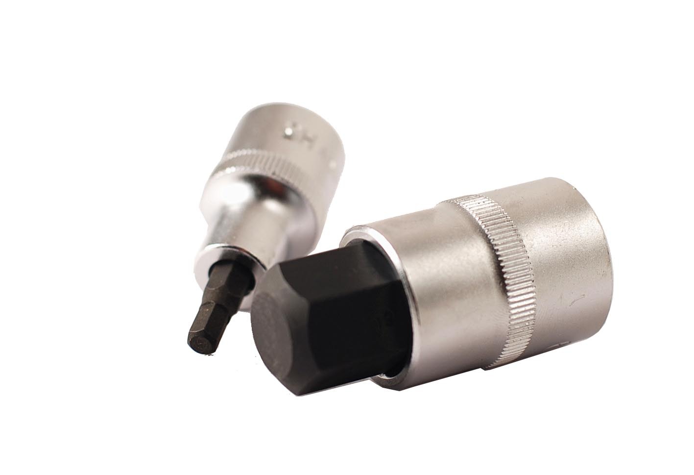 Selta Taiwan 1/2" Dr Stubby 55mmL 11pc Cr-Mo Impact Hex Allen Socket Bit:H5,6,7,8,10,..19