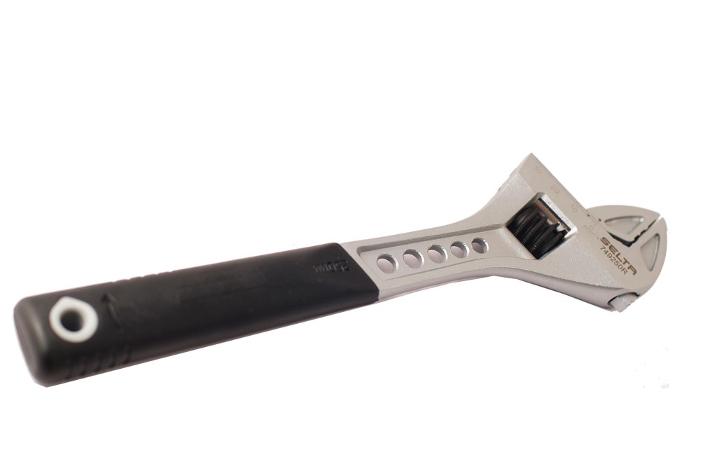 Selta Taiwan 3pc Professional Wrench & Pliers in Tray: Adjustable Wrench, Water Pump & Locking Pliers