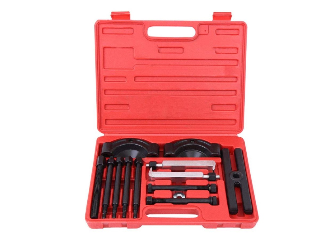 14pc Bearing & Gear Puller Splitter Separator Set Vehicle Gear, Pulley, Steering Wheel, Ball Bearing Remover