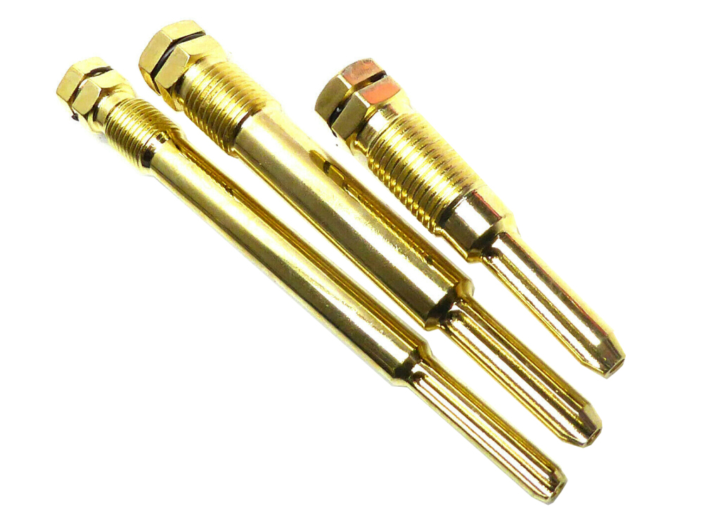 3pcs Glow Plug Reamer Set M10x1.0x107mm, M12x1.25x59mm, M12x1.25x94mm