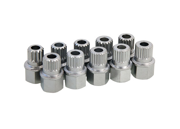 10pc Tamperproof Spline Style BMW Locking Wheel Nuts Tool Kit