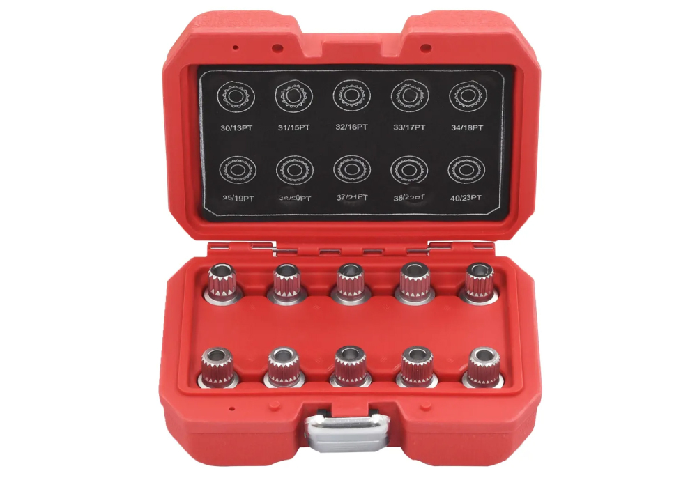 10pc Tamperproof Spline Style BMW Locking Wheel Nuts Tool Kit