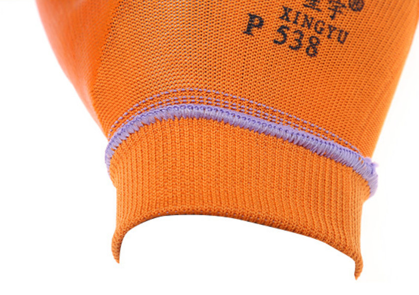 P538 Nitrile Dip Gloves Water & Oil Protective Mechanic Work Glove Free Size