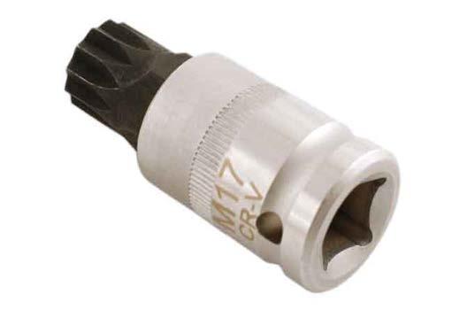 1/2" Dr. M17 55mmL Tamperproof Spline Socket Bit for Volkswagen Passat Rear Axle Bergen