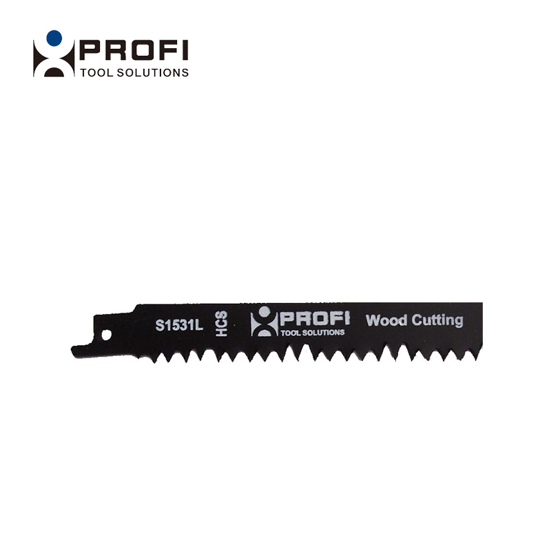 3pc 65Mn S1531L HCS 5TPI 242mmL Ground Teeth Reciprocating Jigsaw Blade Set Wood Cutting