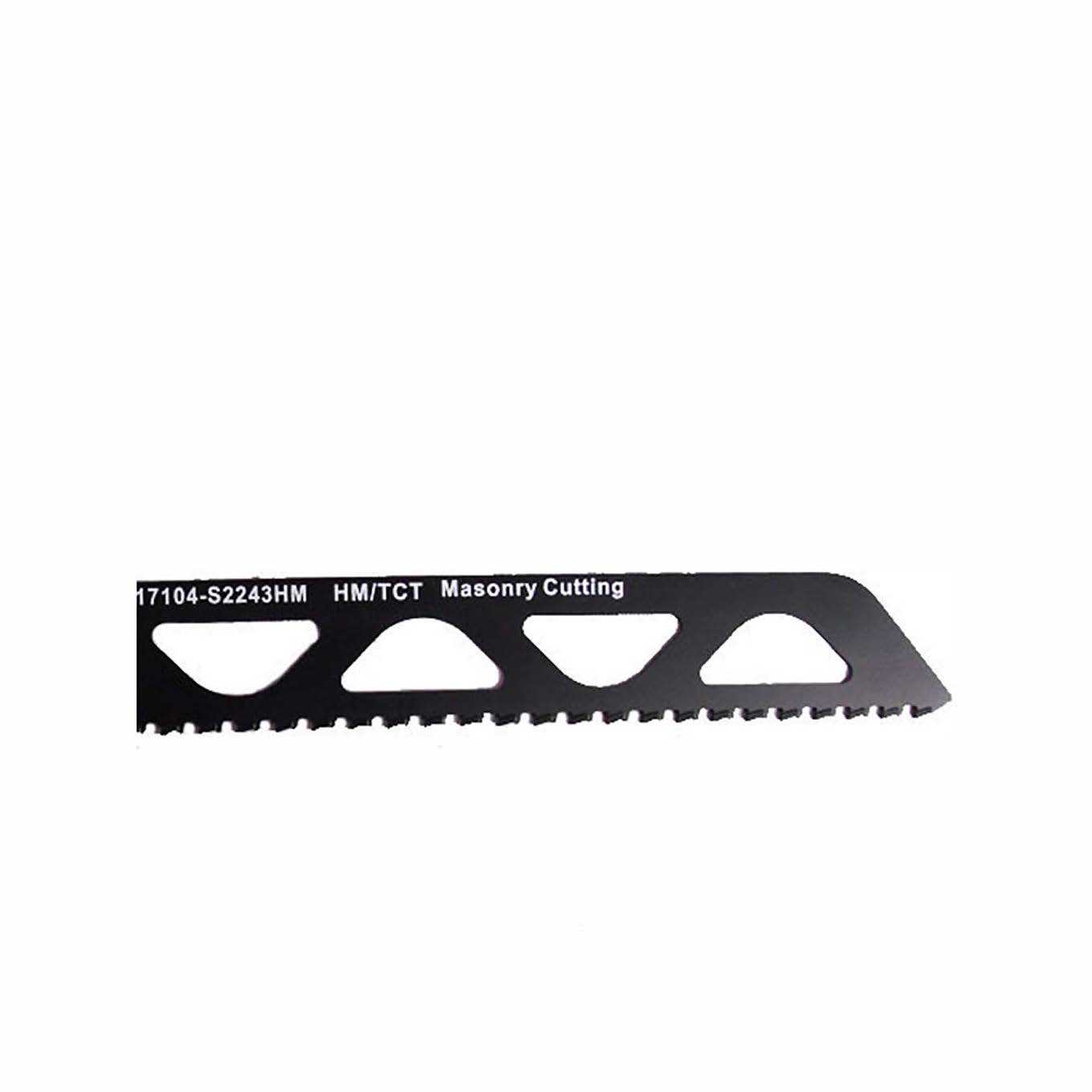 HM/TCT 2T Tungsten Teeth Reciprocating Saw Blade Brick Masonry Stone Cutting