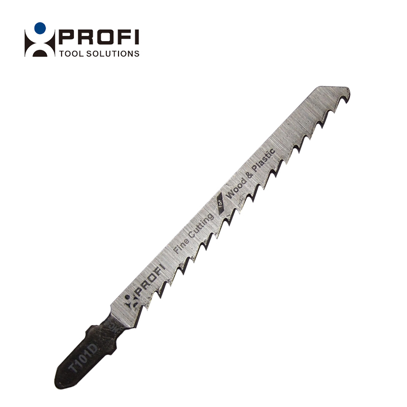 3pc T101D HCS Jigsaw Blade 6TPI Ground Teeth Wood & PVC Cutting Saw Blades