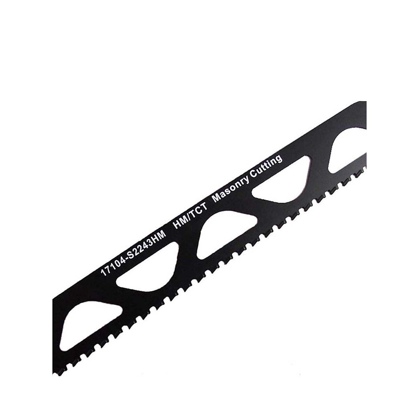 HM/TCT 2T Tungsten Teeth Reciprocating Saw Blade Brick Masonry Stone Cutting