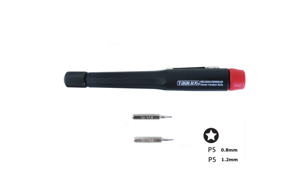 S2 Steel 5PT Pentalobe 0.8 & 1.2mm Torx High Precision Screwdriver Iphone Macbook Air Pro