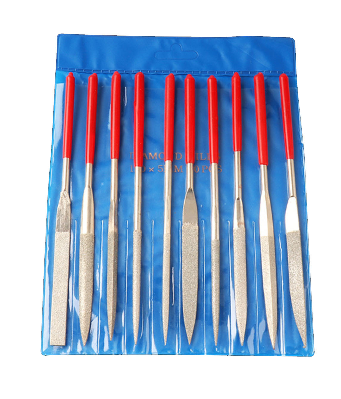 10pc 4mmx160mmL Diamond Precision Needle File for Watch Jewelers Hobby Craft