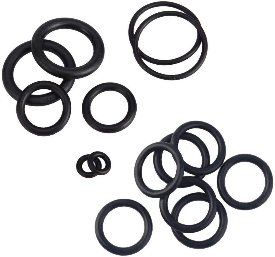 222pc 17 Size O - Ring Assortment Imperial / SAE Rubber Washer Kit
