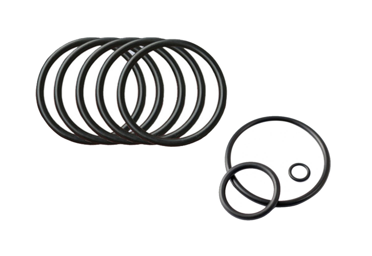222pc 17 Size O - Ring Assortment Imperial / SAE Rubber Washer Kit
