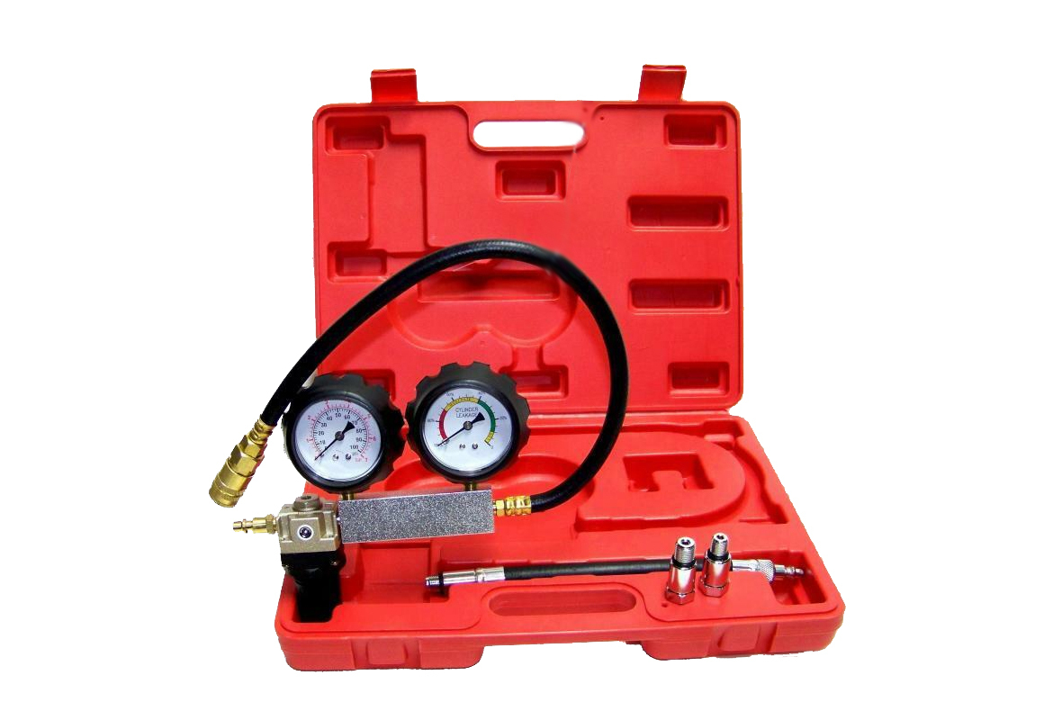 Petrol Engine Cylinder Leak Down Tester Compression Leakage Detector Kit
