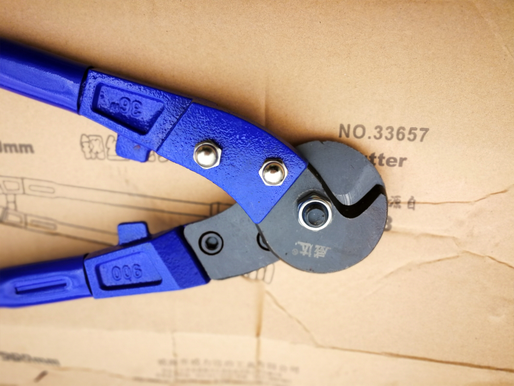 WD&WL Industrial-Glade Si2Mn Balde Wire Rope Cutter 36" Cut to Dia 14mm