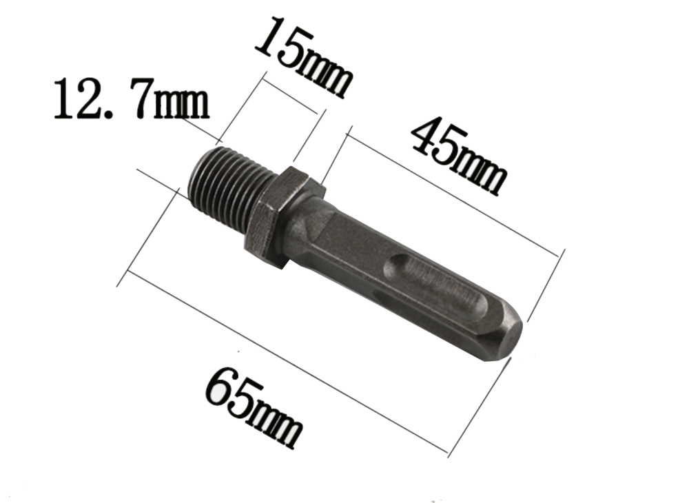 SDS Plus Adapter 1/2" Drill Chuck Connector Masonry-Drilling Adaptor