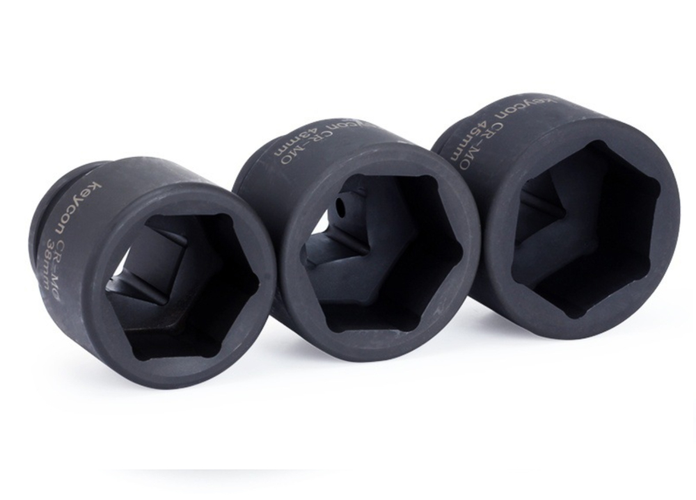 3/4" Dr. Cr-Mo Flank Impact Socket Metric: 17-65mm 6PT/12PT