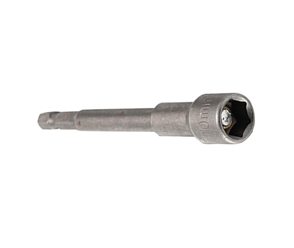 2pc-pk Long Magnetic Nut Setter Hex Socket Drive Option:6x100mm,10x100/150mmL