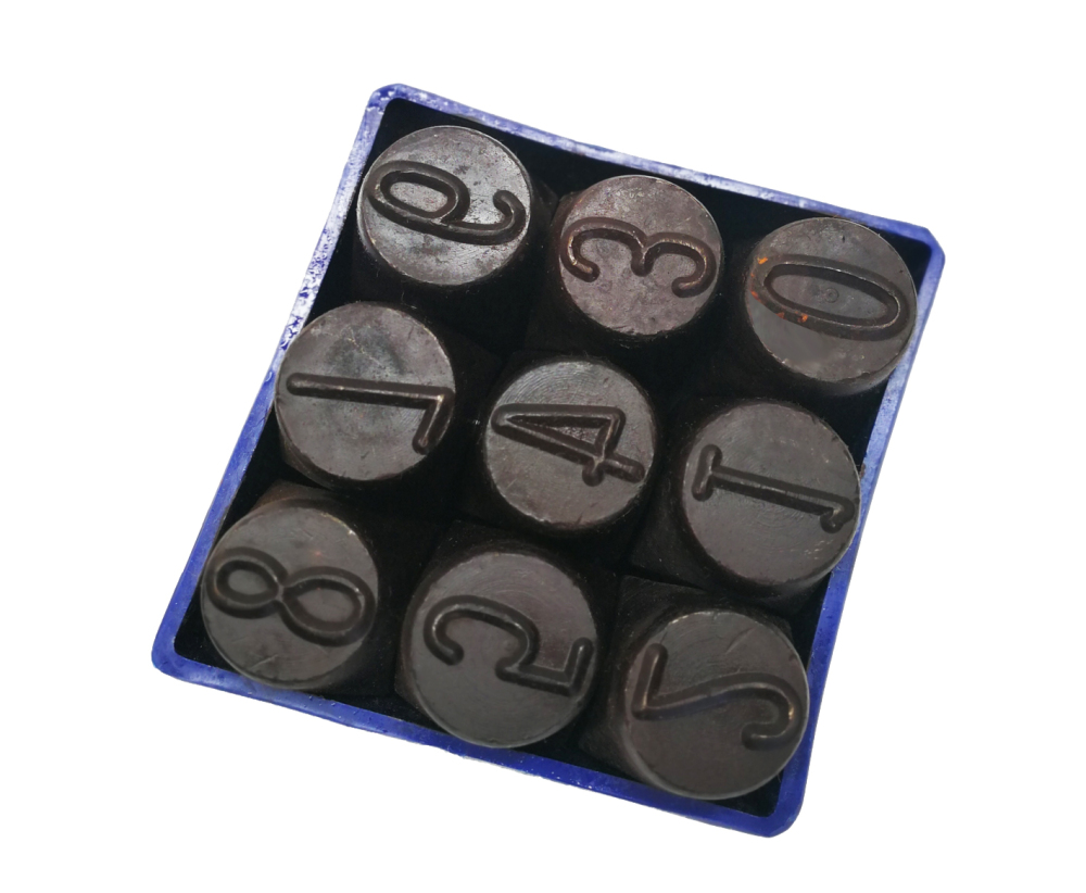 Industrial-Grade Alloy Steel A-Z Alphabet Letter or 0-9 Number Punch Stamp
