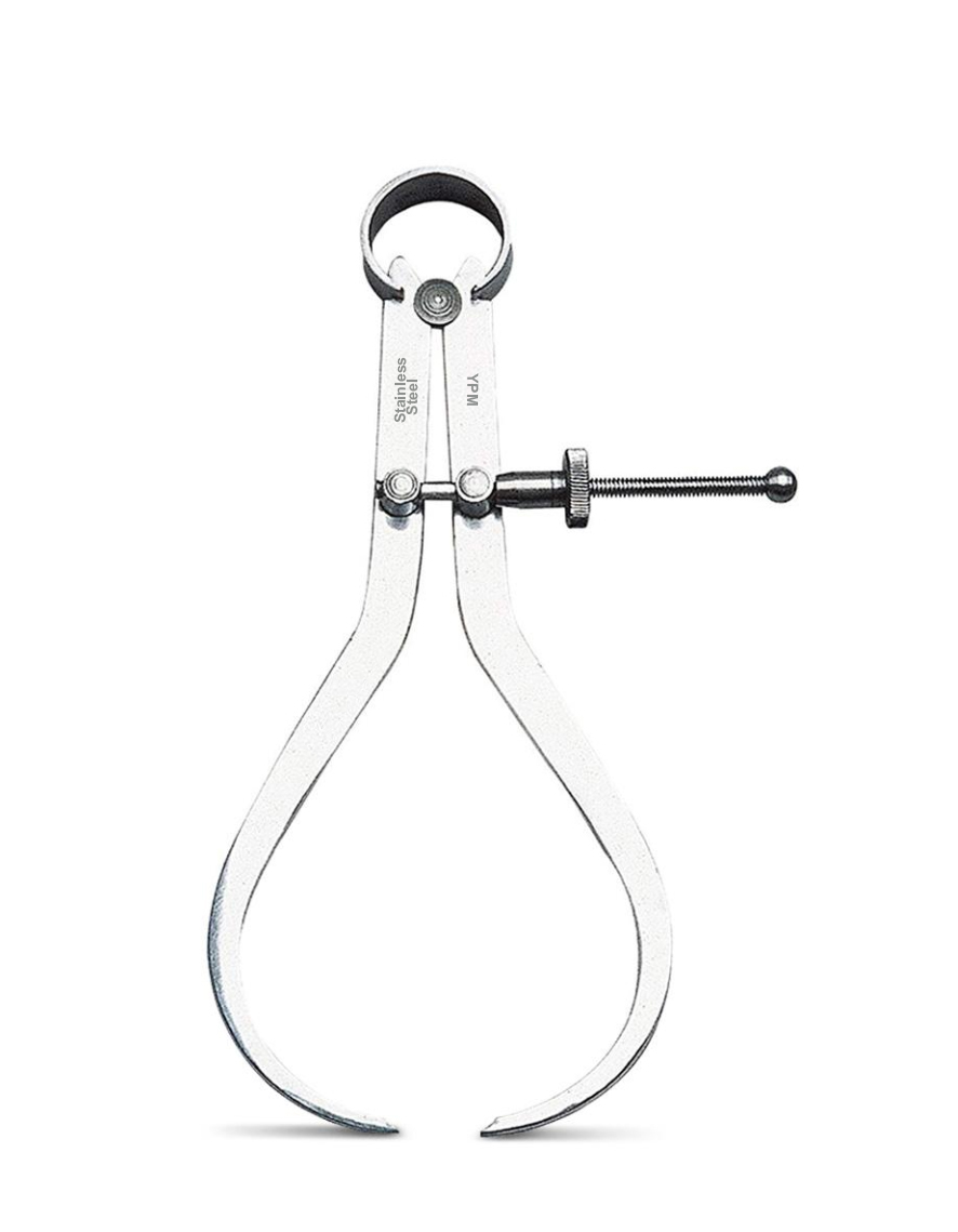 Stainless Steel Inside Outside Diameter Calipers Bow Spring 6/8/10/12/16/18/20"