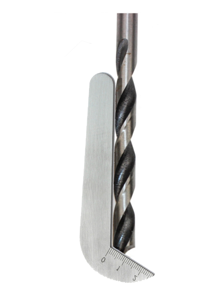 110x40x2mm Drill Bits Gauge 118 Degree Angle Drill Grinding Sharping Tools