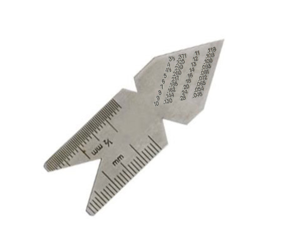 Centre Gauge Fish Tail Screw Thread Pitch Cutting Gauge 55 or 60 Degree