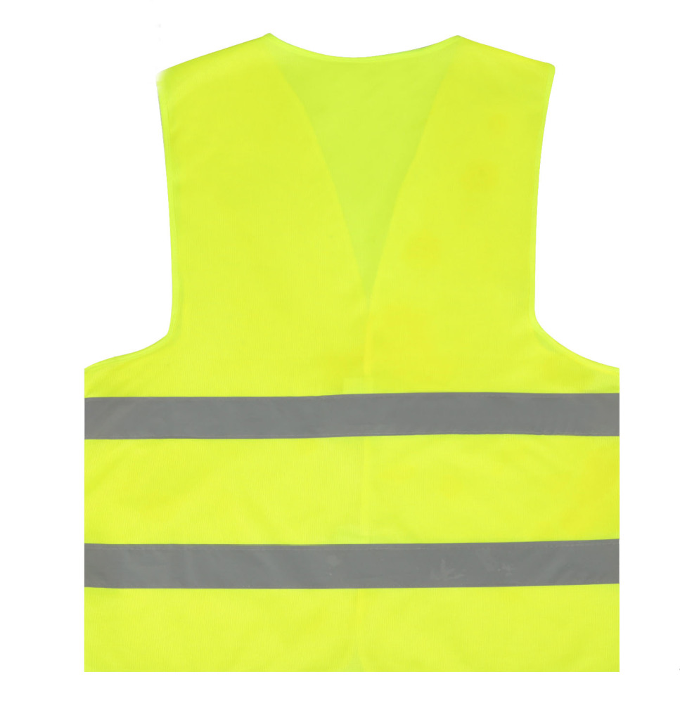 Hi Vis Safety Vest Reflective double Strips Work Jacket High Visibility