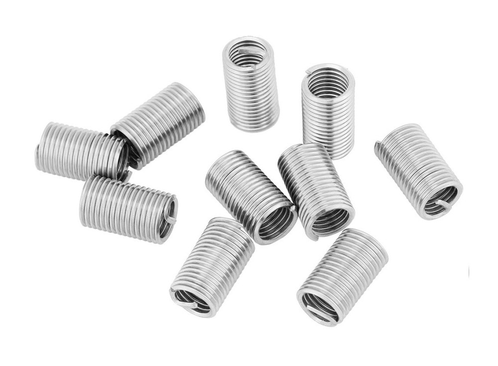 304 Stainless Steel Wire Screw Sleeve Thread Repair Insert Helicoil Kit M3 M4 M5 M6 M8 M10 M12