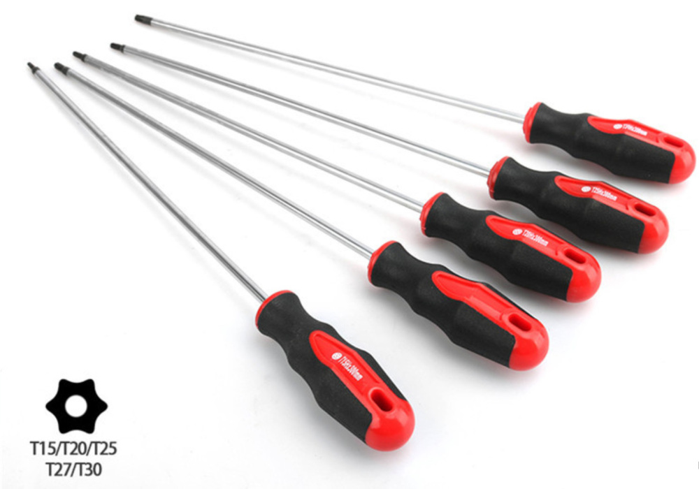 S2 Steel 400mm Extra Long Tamperproof Torx Screwdriver