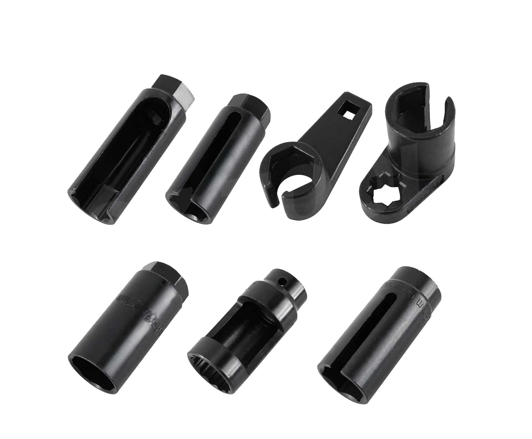 7pc Oxygen Sensor Socket Oil Pressure Sending Unit Remover Set