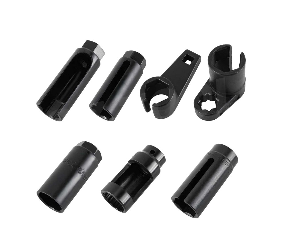 7pc Oxygen Sensor Socket Oil Pressure Sending Unit Remover Set