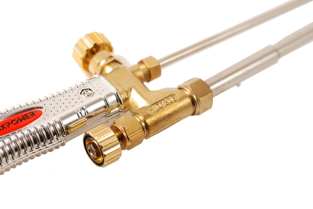G01-100 1.3mm Dia Nozzle Acetylene Oxygen Injection & Absorption Cutting Welding Torch Stainless Steel Gas Pipe