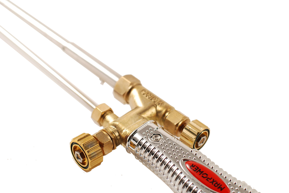 G01-100 1.3mm Dia Nozzle Acetylene Oxygen Injection & Absorption Cutting Welding Torch Stainless Steel Gas Pipe