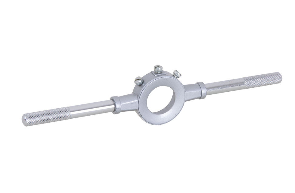 Adjustable Die Handle Wrench Round Die Stock Holder Option: 13/16"/1"/1-1/2"/2" Cap