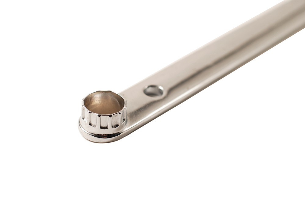 2-in-1 Bicycle Bottom Bracket Removal Sprocket Spanner Wrench Freewheel Extractor Bike Tool