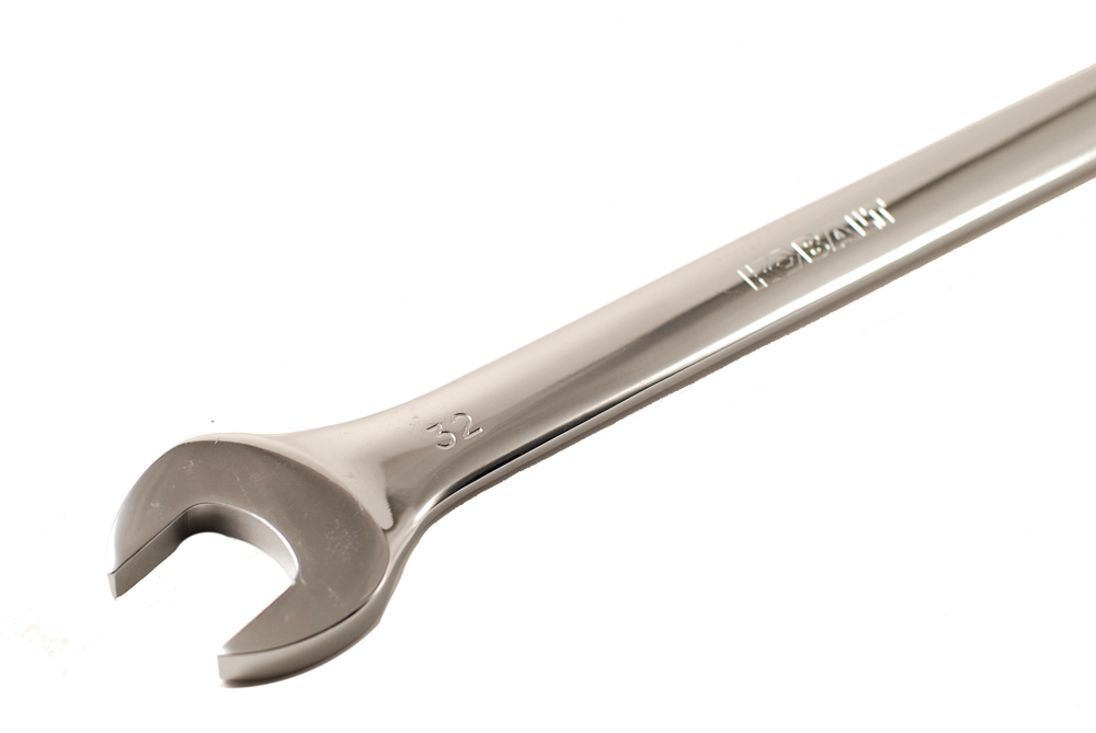 Kobalt USA Cr-V Long Shank Series Combination Ring Open Spanner Wrenches: 5.5-32mm