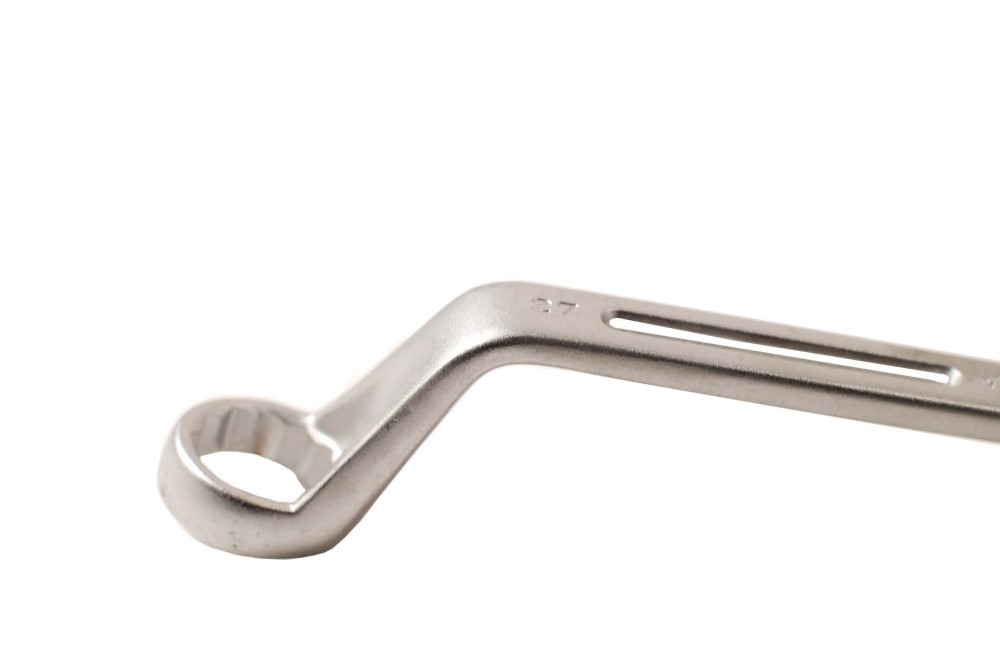 Din Standard Cr-V Construction Single Deep Offset Ring Podger Spanner Rope Hole