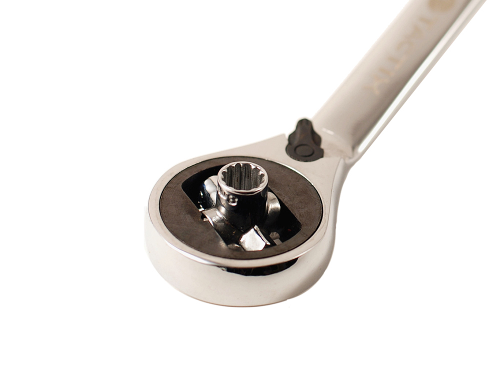 8-in-1 Swivel Reversible Ratchet 12PT Multi Socket & Adapter Wrench 5/16"-9/16"