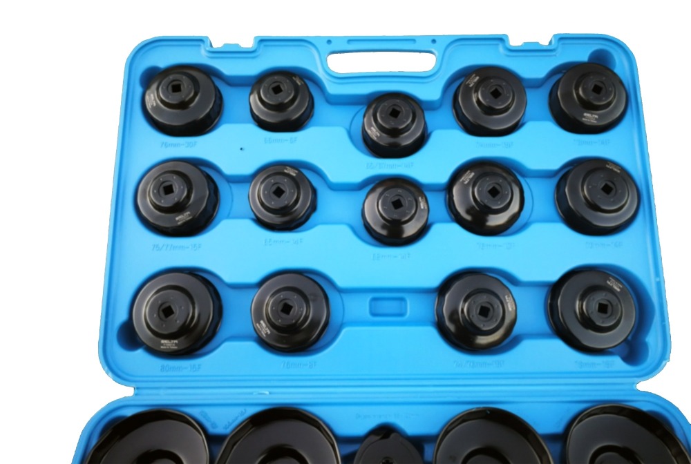 Selta Taiwan 30pc End Cap Cup Oil Filter Remove Wrench Set for AUDI BMW NISSAN PORSCHE etc.