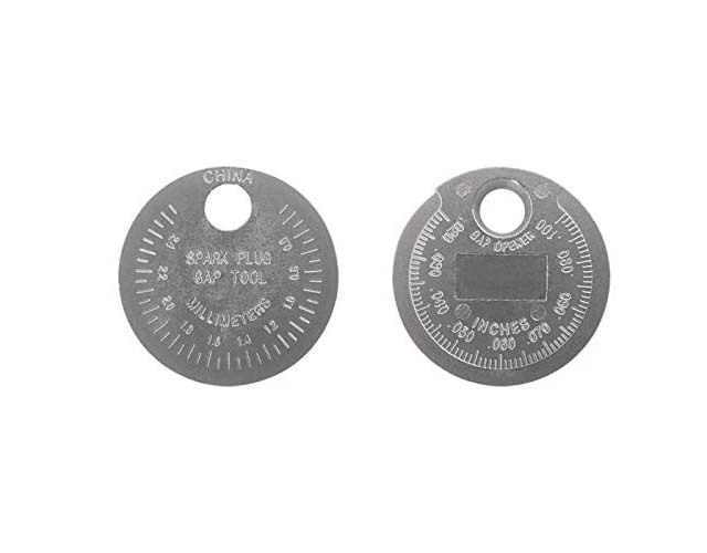 Spark Plug Gap Gauge Coin-type 0.5-2.5mm Gapper Feeler Gauge Ignition Caliber