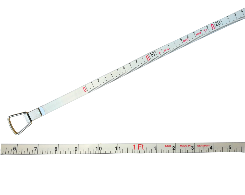 Weiss Germany Aluminium V Frame Steel Measuring Tape Measure "The Best Measure"50m/100m
