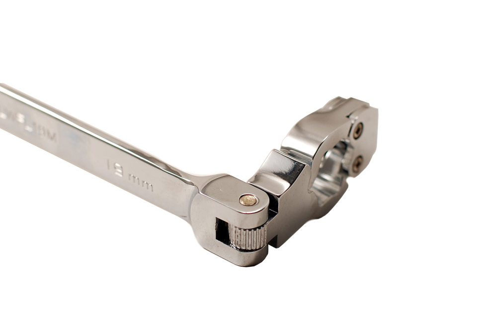 Flex Ratcheting Ratchet Action Flare Nut Brake Pipe Combination Tubing Wrench Spanner