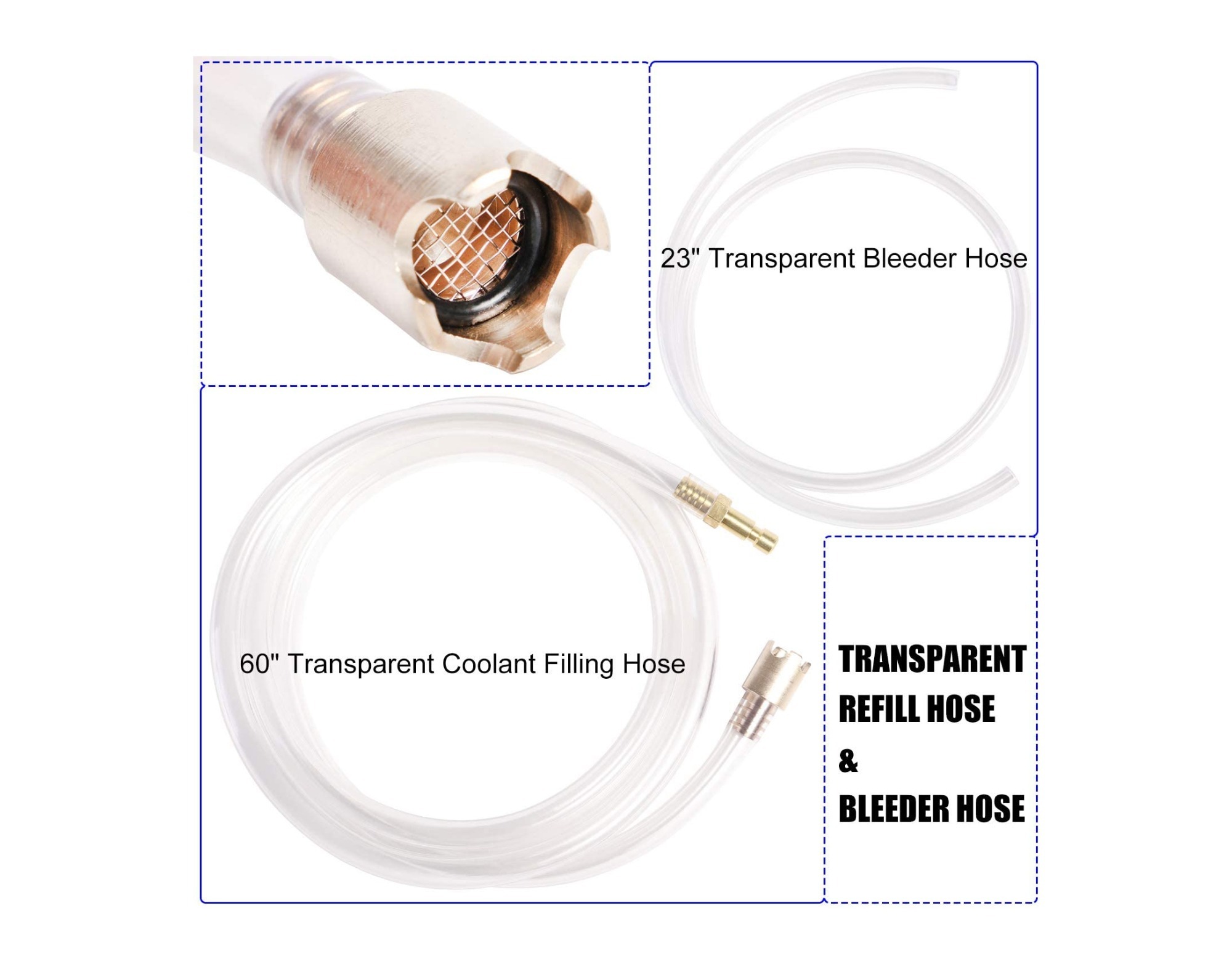 Selta Taiwan PATENTED CE Cooling System Vacuum Purge Radiator Coolant Refill Tool Kit for Car Van SUV Truck