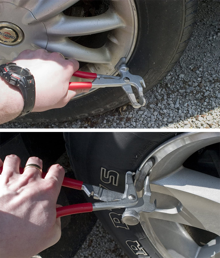Selta Taiwan Cr-V Alloy Steel 240mm 7-Way Wheel Balance Weight Pliers Tools