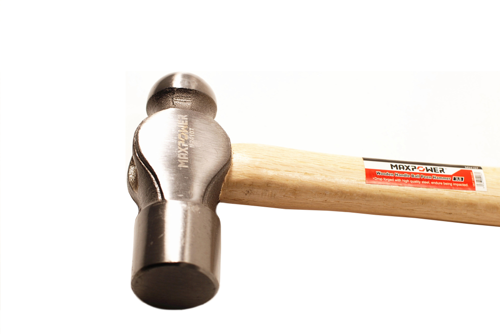 Professional Quality Ball Pein Engineer's Hammer Hickory Wooden Handle Option:16oz/24oz/32oz/48oz Ballpein