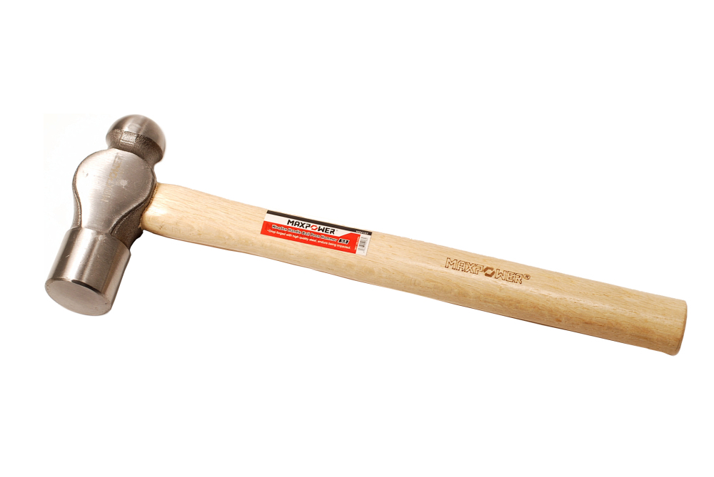 Professional Quality Ball Pein Engineer's Hammer Hickory Wooden Handle Option:16oz/24oz/32oz/48oz Ballpein
