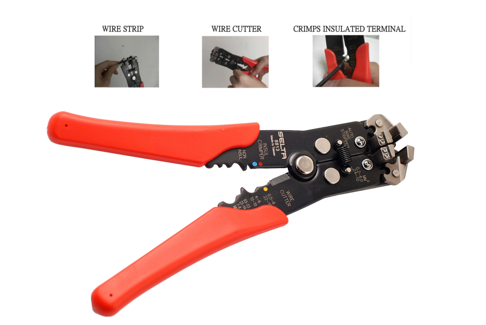 Selta Taiwan Multi-Function Automatic Stripper & Crimper Wire Stripping Crimping Cutting
