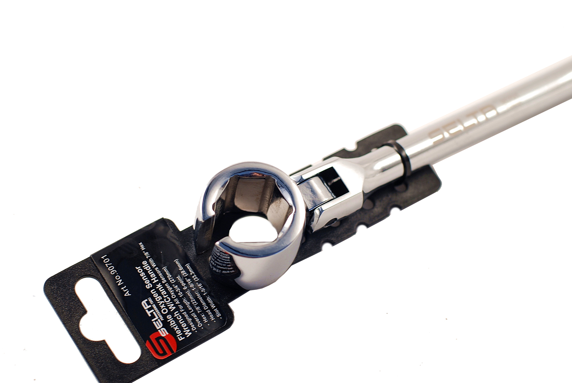 Selta Taiwan 22mm Oxygen Sensor Wrench 6pt Flexible Head Open Mouth