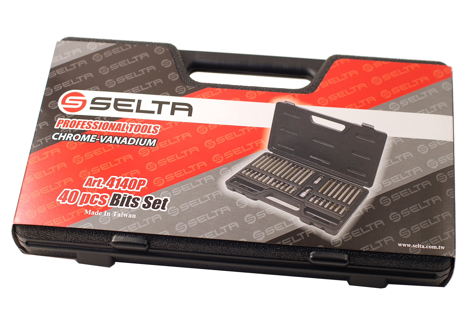 Selta Taiwan 40pc Hex Torx Spline Socket Bits 30&75mmL with 3/8" & 1/2" Dr. Adapter
